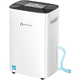 Dehumidifier for Basement, 52 Pints Dehumidifiers for Bedroom Bathroom Large Room Home, 4500 Sq.Ft Dehumidifier with Drain Hose, 2025 Energy Star Certificate, Humidity Control, 24H-Timer, Auto Defrost