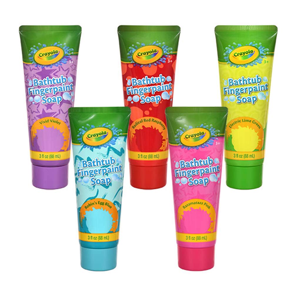 Crayola Bathtub Finger Paint Soap 6 Pack New Colors Beauty
