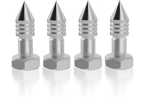 Monosaudio Speaker Spikes, 4 Pcs HiFi Speaker Anti-Vibration Spikes (without Spike Pad), Isolation Spikes Stand Foot for Speaker, Subwoofer, Amplifier, CD DVD Player(M10)