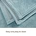 Shilucheng Luxury Fleece Blanket Super Soft and Warm Fuzzy Plush Lightweight King Couch Bed Blankets - Turquoise