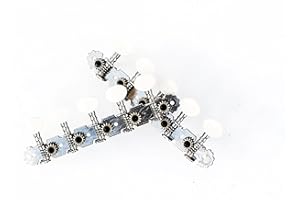 DP Music Tuning Pegs Keys for Puerto Rico Cuatro - Machine Heads Tuners Set Compatible with Puerto Rican Cuatro - Clavijero para Cuatro Puertorriqueño