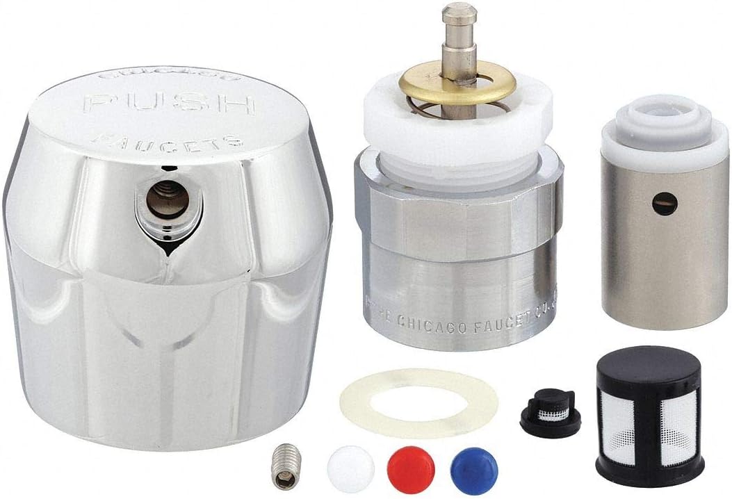 Chicago Faucet 665 Rkpabcp 1 3 4 Mvp Metering Push Handle