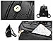 Z-joyee Casual Purse Fashion School Leather Backpack Shoulder Bag Mini Backpack for Women & Girls,Black2