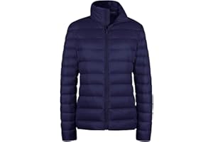 wantdo Women's Packable Ultra Light Weight Short Down Jacket