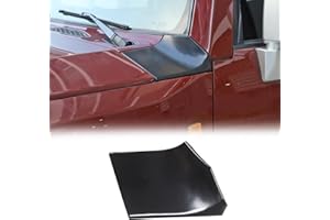 LLKUANG Car Black Cowl Body Armor Outer Cowl Covers Side Corner Guards for Toyota FJ Cruiser 2007-2021,Carbon Steel Car Hood 