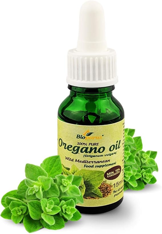 100 Pure Essential Oregano Oil Min. 72 Carvacrol 15ml Biopurus