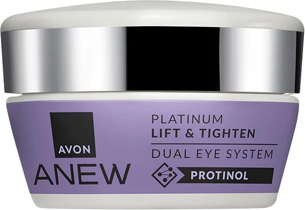 Avon Anew Platinum Lift Tighten Dual Eye System 20ml Protinol Caffeine Cruelty