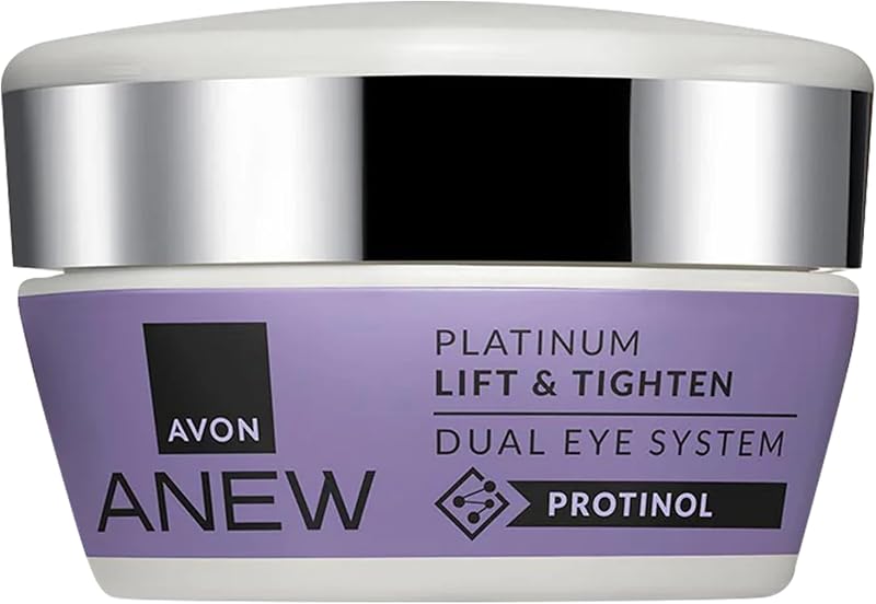 Avon Anew Platinum Lift Tighten Dual Eye System 20ml Protinol Caffeine Cruelty