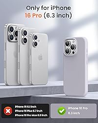 OuXul Designed for iPhone 16 Pro Case,Shockproof