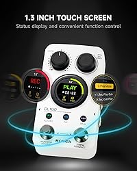 MOOER GL100 Looper Pedal Drum Machine, 2 in 1 Drum