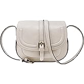 AFKOMST Crossbody Bags for Women,Small Saddle Purse and Boho Cross Body Handbags,Vegan Leather