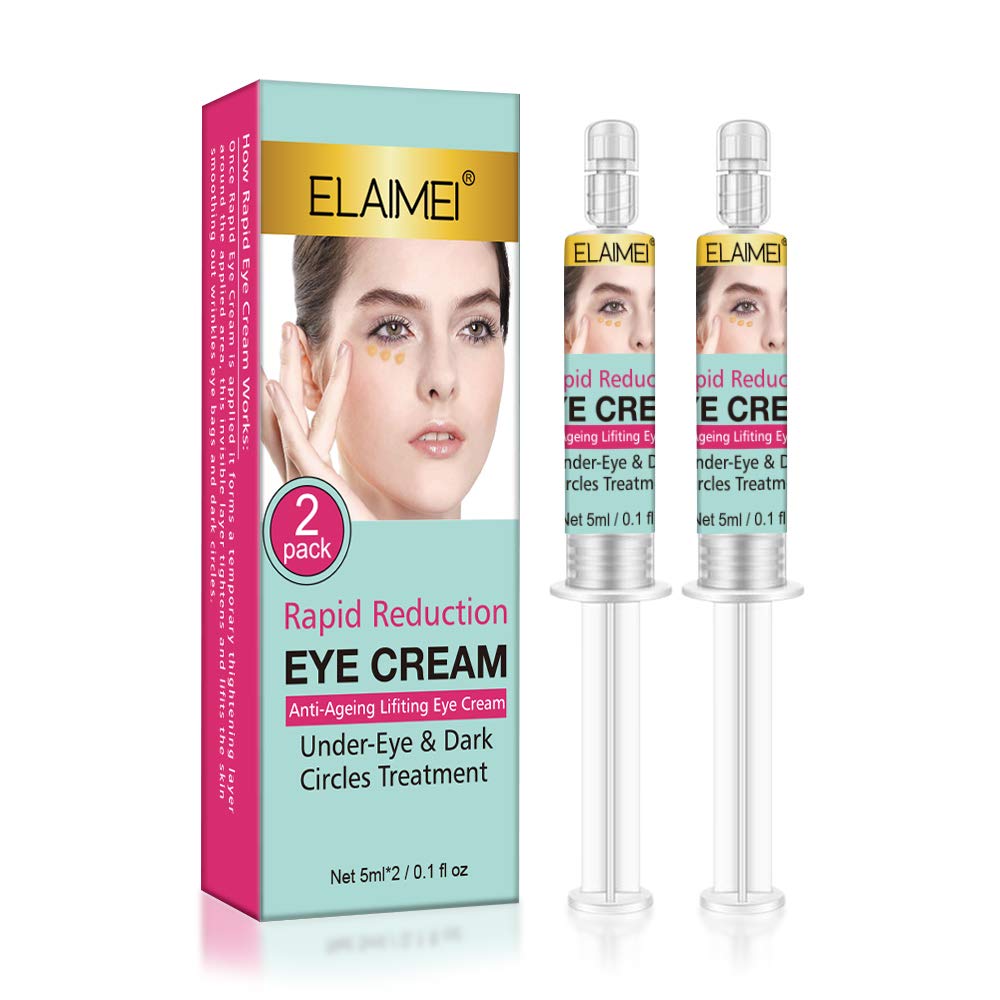 Anti-Aging Eye Cream, Rapid Reduction Eye Cream, Under-Eye Bags Treatment, Instant Results Depuffing Eye Cream, Fights Wrinkles and Fine Lines, Reduces Appearance of Dark Circles