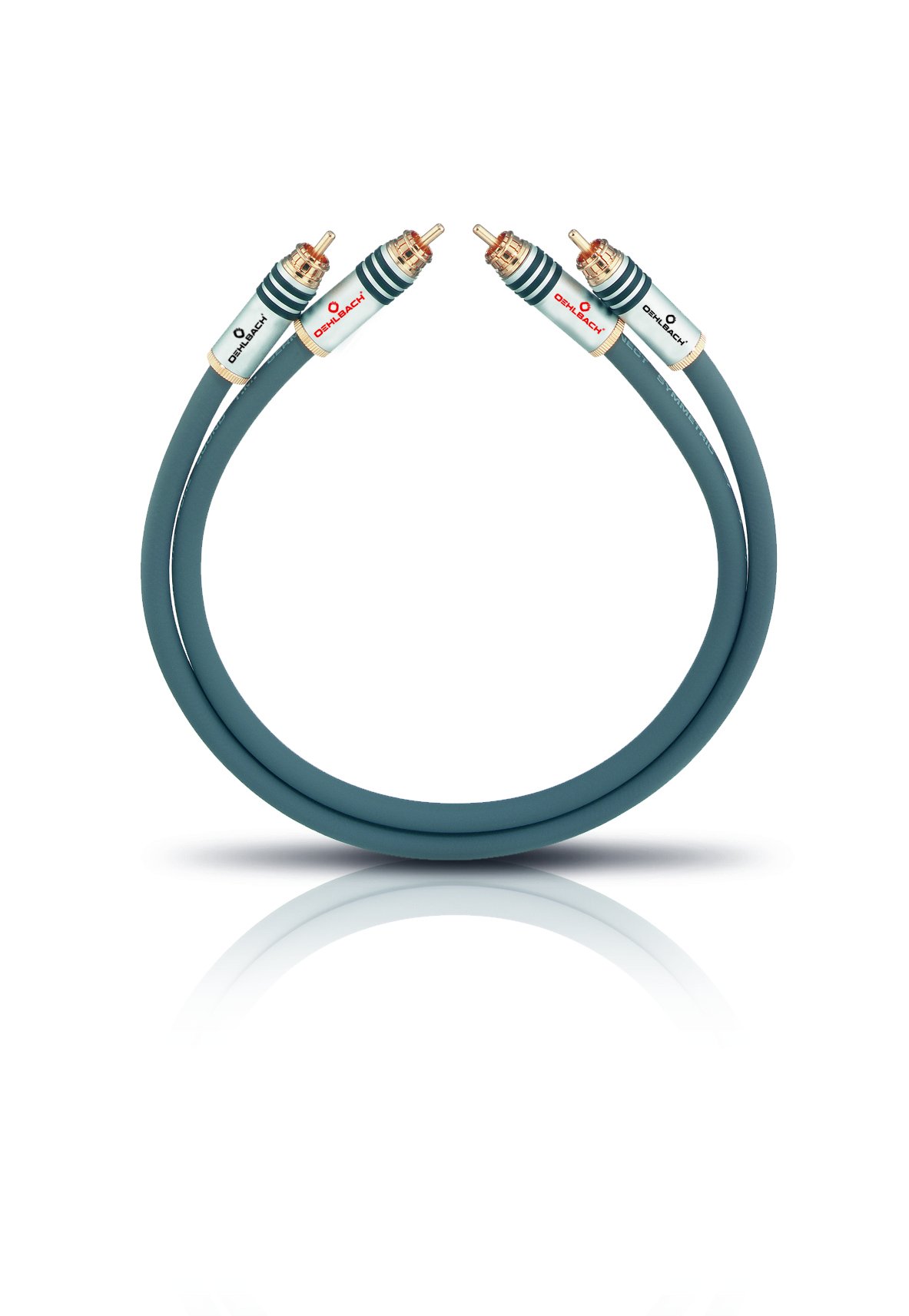 Oehlbach NF 14 Master Set Audio Cable (2x 4.75m, Platinum Grey)