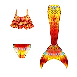 Superband Girls Mermaid Bathing Suit 3PCS