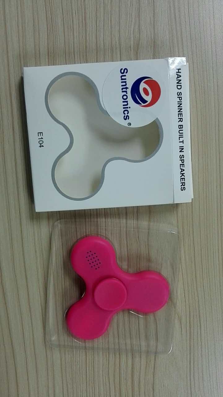 Suntronics Music Fidget Spinner With LED Light Hand Spinner With Blue Tooth Speaker For Autism And Kids Adult Fancy Fidget Toy