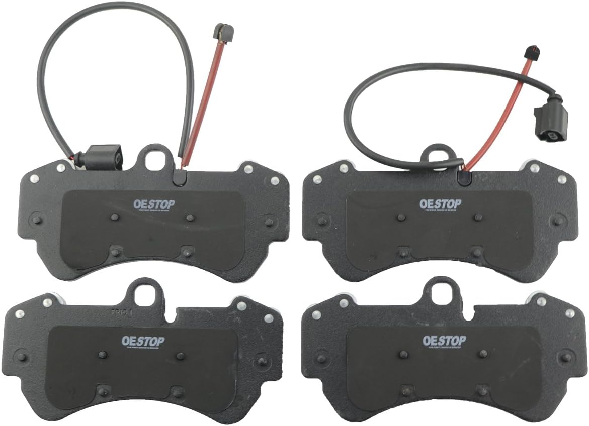 OE STOP OS1007 Ceramic Premium Brake Pad Set, Front, 1 Pack