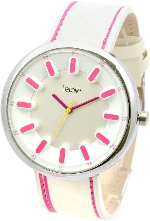 Amazon 腕時計 メンズ レディース 防水 革ベルト ポップ カラフル ユニセックス Fv05 ホワイト メンズ腕時計 腕時計 通販