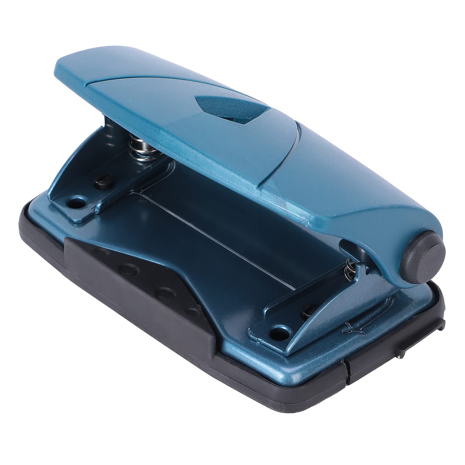 Hole Punch, Plastic Adjustable Positioning Punching Machine Paper Punch Hole Puncher Paper Hole Punch Hole Puncher with Punch Ruler for Stationery Binding