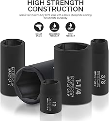 NEIKO 02448A 1/2" Drive Master Impact Socket