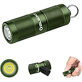 OLIGHT I1R 2 Pro Eos 180 Lumens EDC Rechargeable Keychain Flashlight, Powered by Built-in Rechargeable Battery with Type-C USB Cable, Slim Mini Handheld Light for Everyday Carry (OD Green)