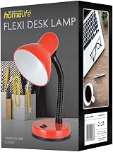 Homelife Classic 35w Flexi Desk Lamp Cardinal Red L958RD view 4