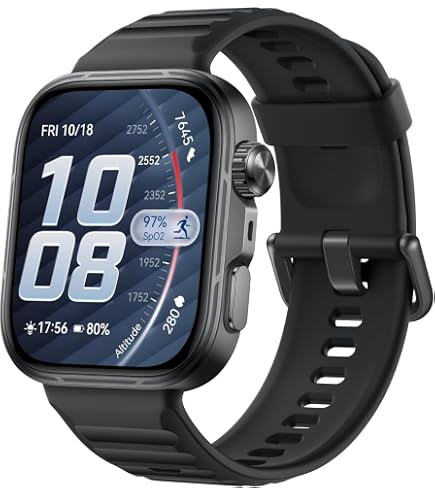 Huawei Watch GT 5 Pro 46 mm Smartwatch, Sharp-Edged Design, up to