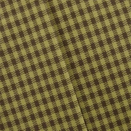 Amazon Com Warm Olive Green Brown Gingham Twill Home Decorating
