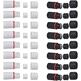 ThtRht 16 Set RJ45 Plug Waterproof Cap Protector Outdoor Ethernet Weatherproof End Cover for PoE Combiner Splitter Adapter Injector Kit Network IP Security Camera NVR Cam Connector