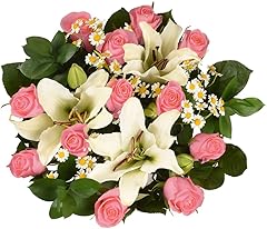 Floral Rose Lily Bouquet 21 Stem, 1 EA