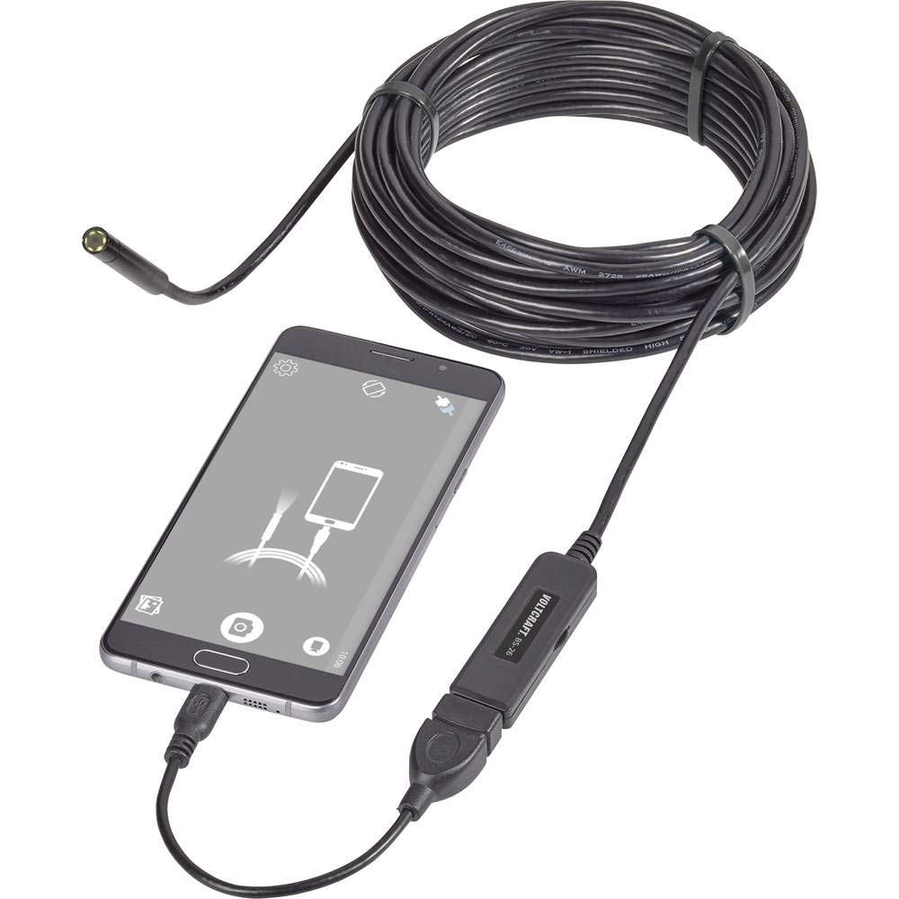 VOLTCRAFT VC-8919590 USB Endoscope Probe Diameter: 8 mm Probe Length: 9.85 m
