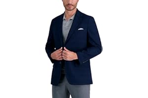 HAGGER Haggar Men's JMH Premium Tailored Fit Subtle Print Stretch Sport Coat - Regular and Big & Tall Sizes