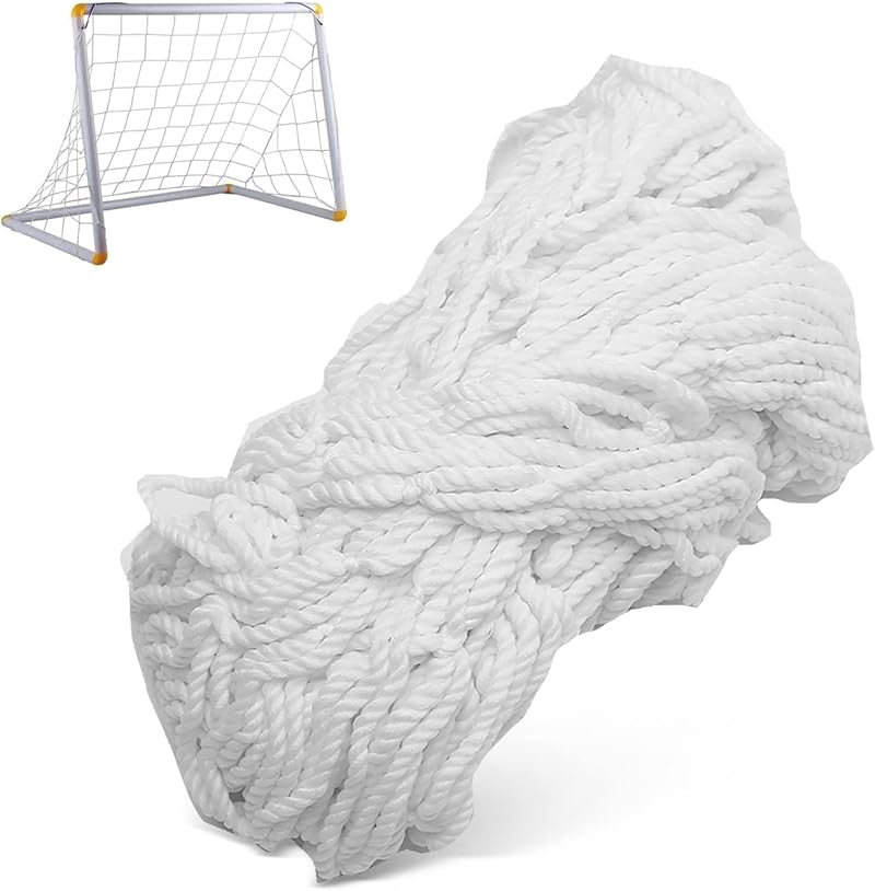 Cyrank Football Goal Net 24x8ft Replacement Soccer Net Training Net