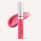 Woosh Beauty, Spin-On Lip Gloss, Hydrating Hyaluronic Acid & Shea Butter, No Fine Lines, Shine Finish, Vegan & Cruelty-Free