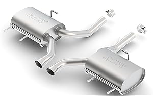 BORLA 11824 Axle-Back Performance Exhaust System for 2011-2014 Cadillac CTS Coupe 3.6L V6 Automatic Transmission Rear Wheel & All Wheel Drive 2 Door.