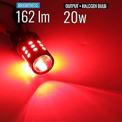 Syneticusa 3157 Red Flashing Strobe Blinking Rear