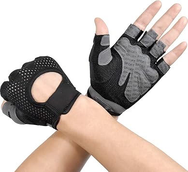 Dokpav Guantes Gimnasio Hombre Mujer, Gym Guantes Transpirable con ...