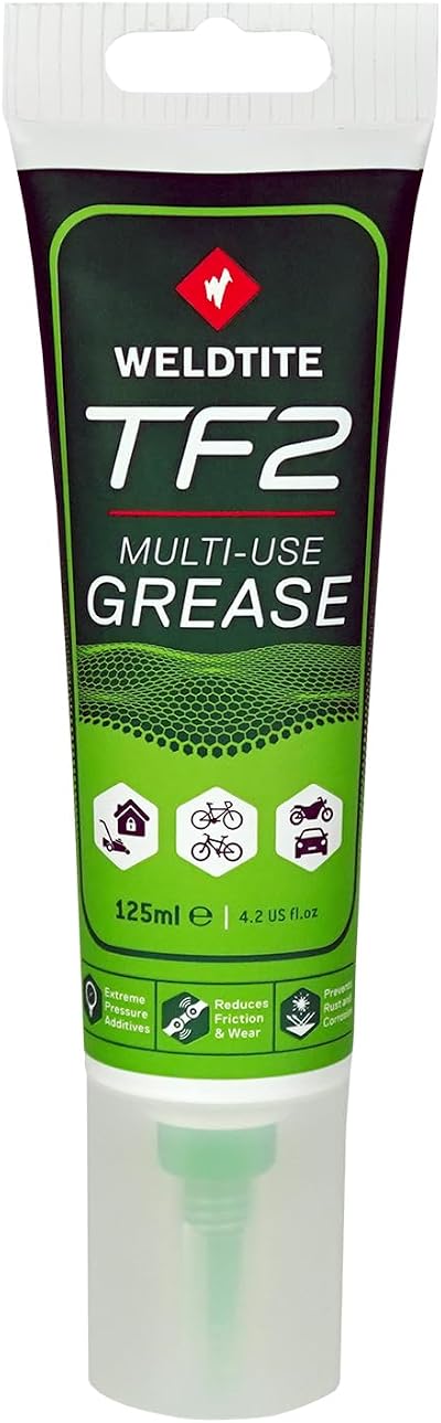 Weldtite Multi-Use Bike Grease 125 ml for Headsets Bottom Brackets Hubs