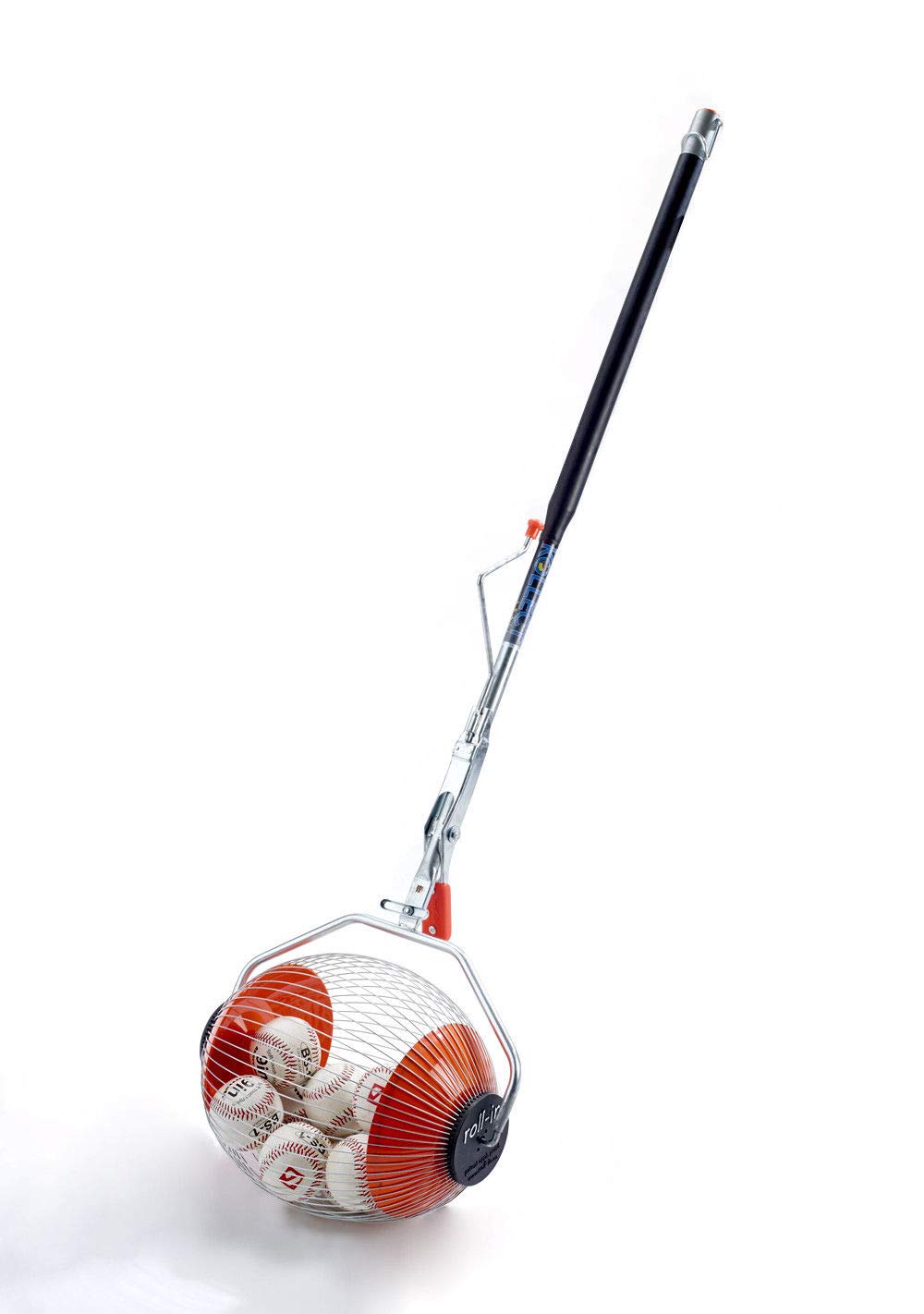 Apple picker and picker upper tool for windfall apples with unique dispensing unit Largest Apple Collector Available Pick up to 30 apples