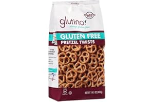 Glutino Gluten Free Pretzel Twists, 14.1-Ounce Bags (Pack of 12)