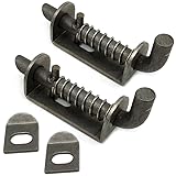WANLIAN 2 Pcs Stainless Steel Mini Spring Loaded