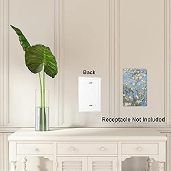 Pznen Light Switch Cover Plate, Almond Tree Van