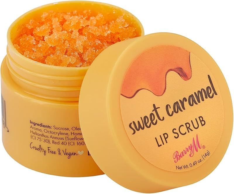 Barry M Exfoliating Lip Scrub Treatment - Sweet Caramel & Vitamin E Hydration