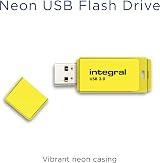Integral Neon 16GB USB 3.0 Flash Drive Yellow (110MB/s) INFD16GBNEONYL3.0 view 3