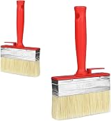 Sukudon 2 Pcs Wallpaper Paste Brush Large Masonry Paint Brush Set 12cm view 1