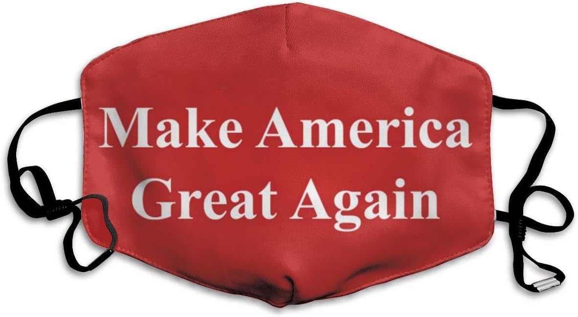 YongColer Unisex Face Facial Protection - Breathable Environmentally Uv Protection for Traveling Skiing Make America Great Again Red