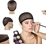 Qiuyan 6pcs Soft Nylon Wig Cap Unisex Hair Cup Black view 5