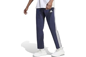 ADIDAS ORIGINALS Adidas Mens Essentials 3-Stripes Fleece Open Hem Pants