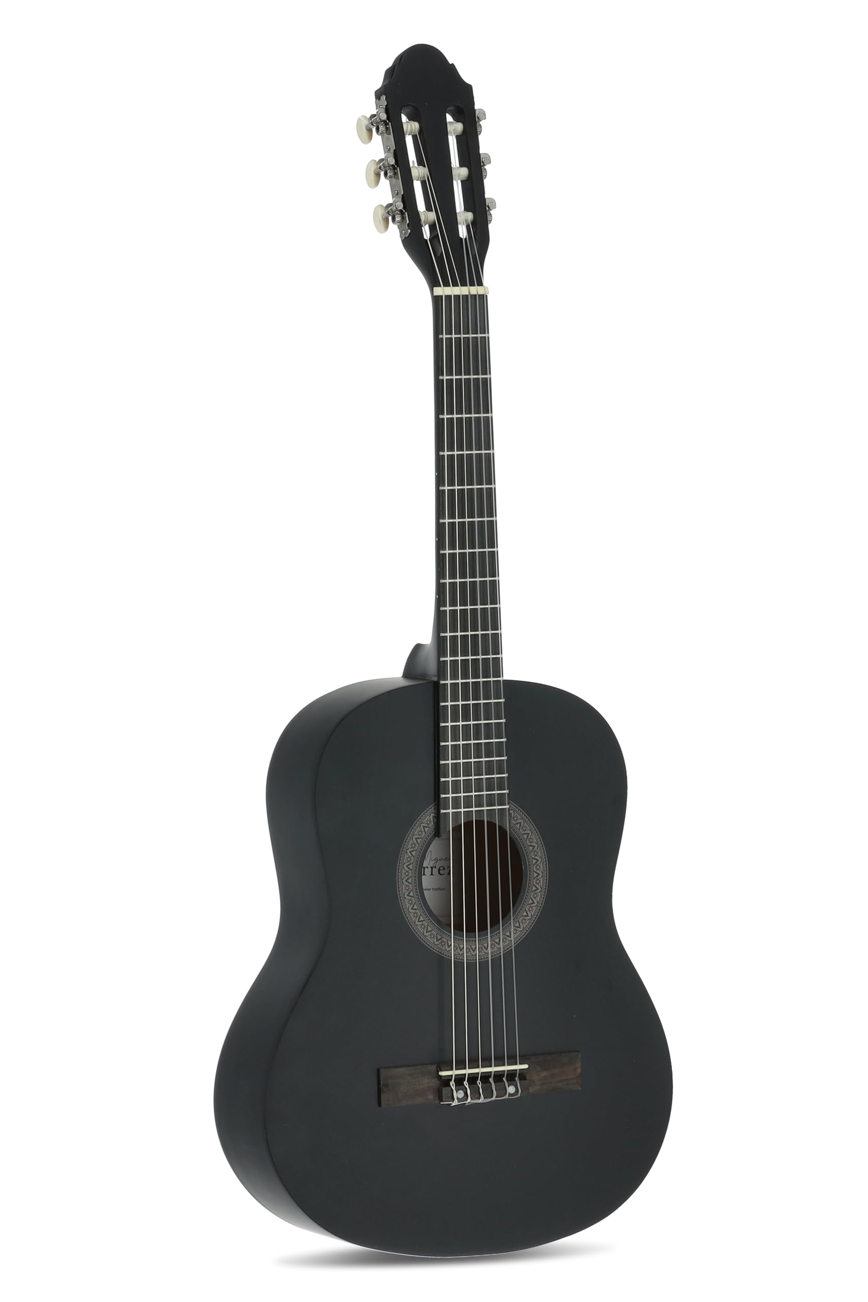 Juan Miguel Navarrez concert guitar - classical guitar - 3/4 black - incl. bag