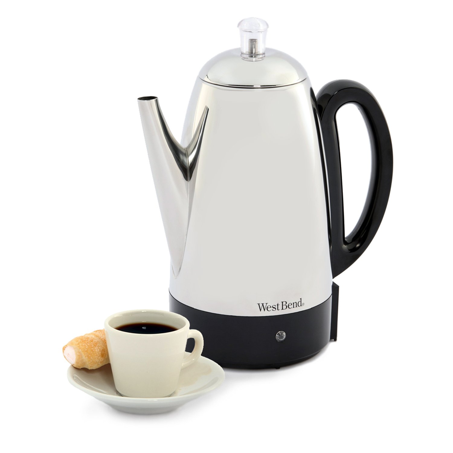 West Bend 54159 Classic Stainless Steel Electric Coffee Percolator