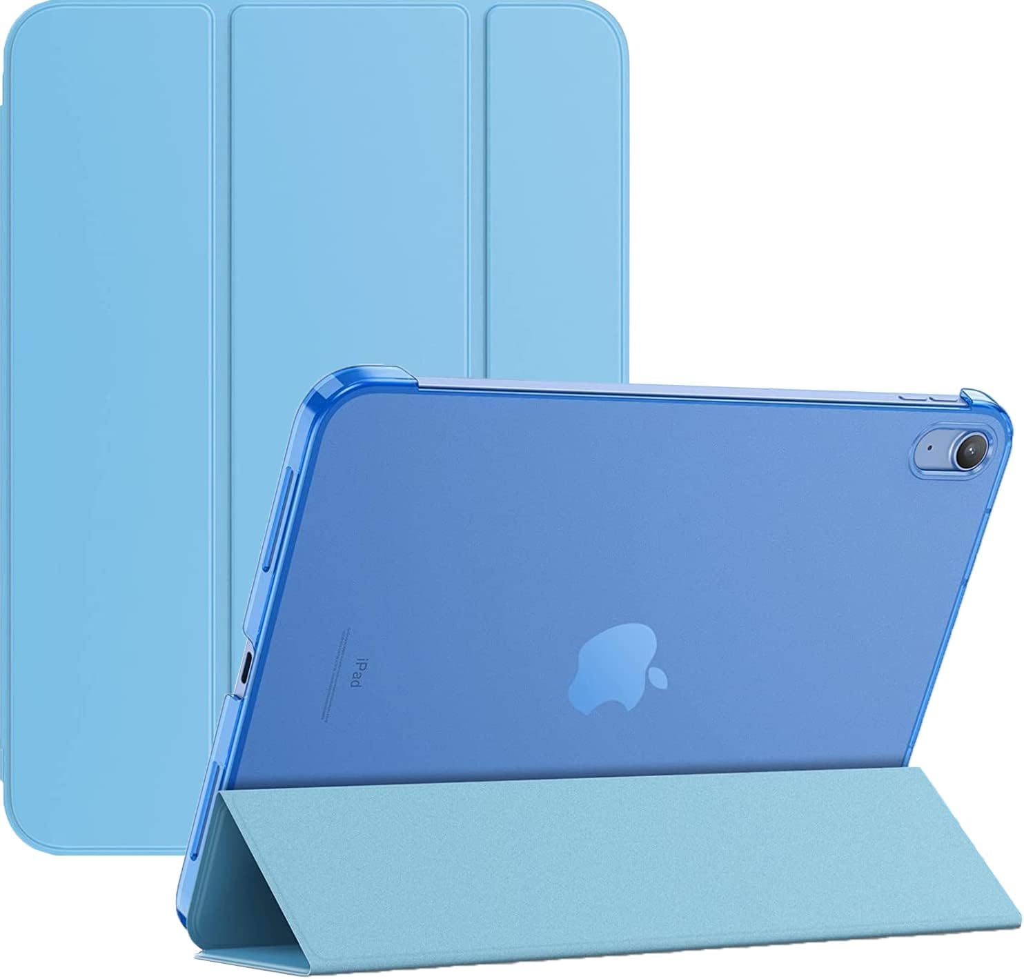 Flip Folio Smart Case For iPad Mini 7th Generation Mini (A17 Pro) 2024 & iPad Mini 6th Generation 2021, Magnetic Stand Cover, Ultra Slim Lightweight Auto Sleep/Wake Support(Sky Blue)
